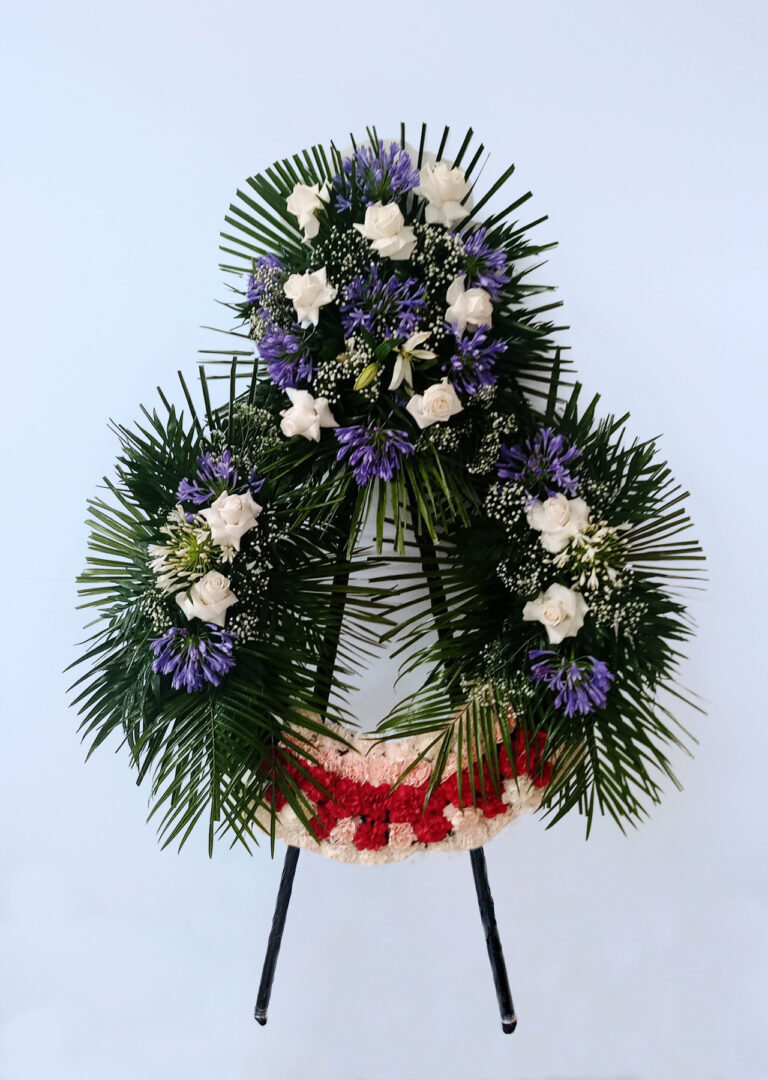 corona de flores funeral